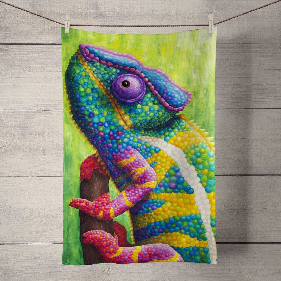 Chameleon Tea Towel - Rachel Froud - Wraptious