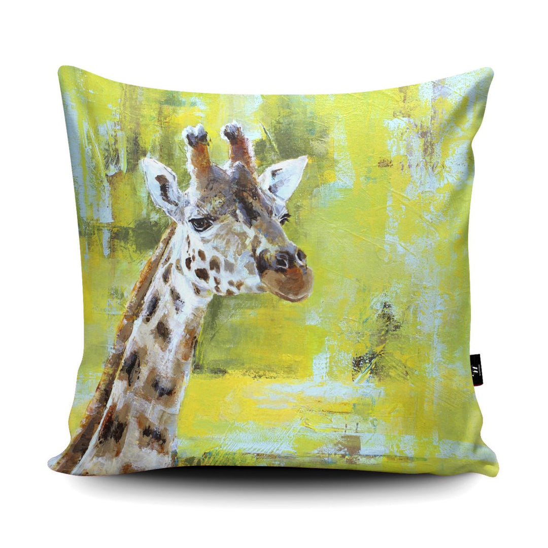 Chester Zoo Giraffe Cushion - Valerie de Rozarieux - Wraptious