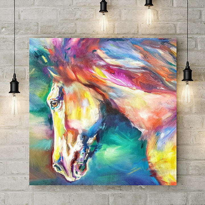 Chestnut Horse Deluxe Canvas - Sue Gardner - Wraptious