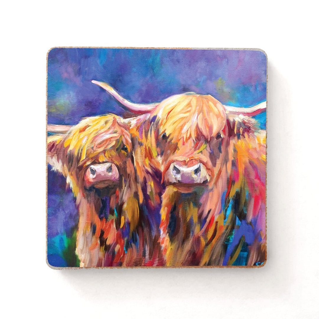Cow Couple Magnet - Sue Gardner - Wraptious