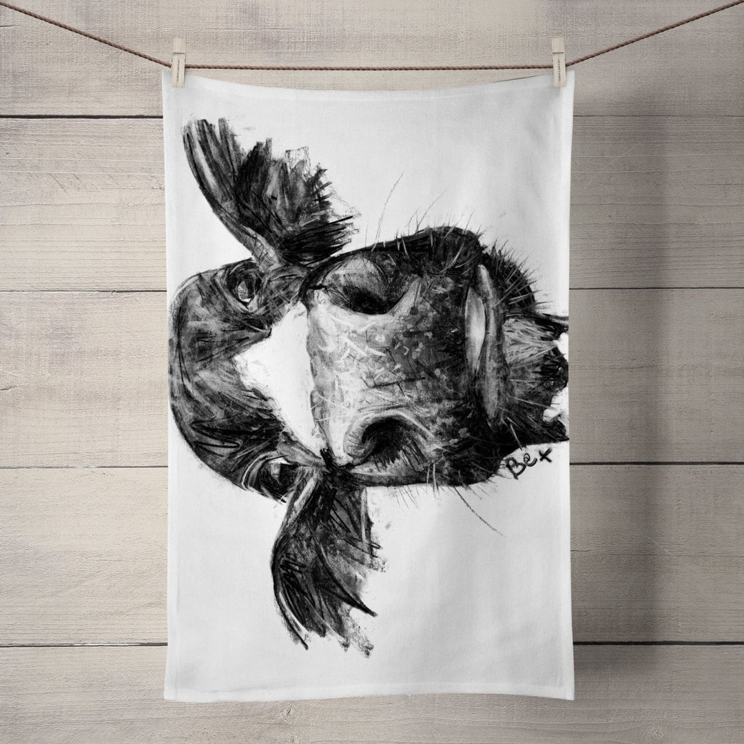 Cow Tea Towel - Bex Williams - Wraptious