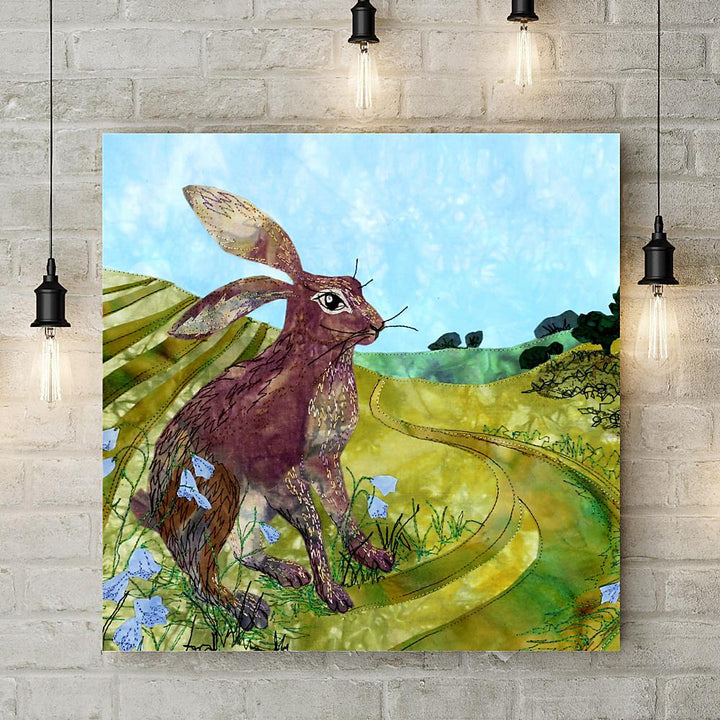 Downland Hare Deluxe Canvas - Kate Findlay - Wraptious