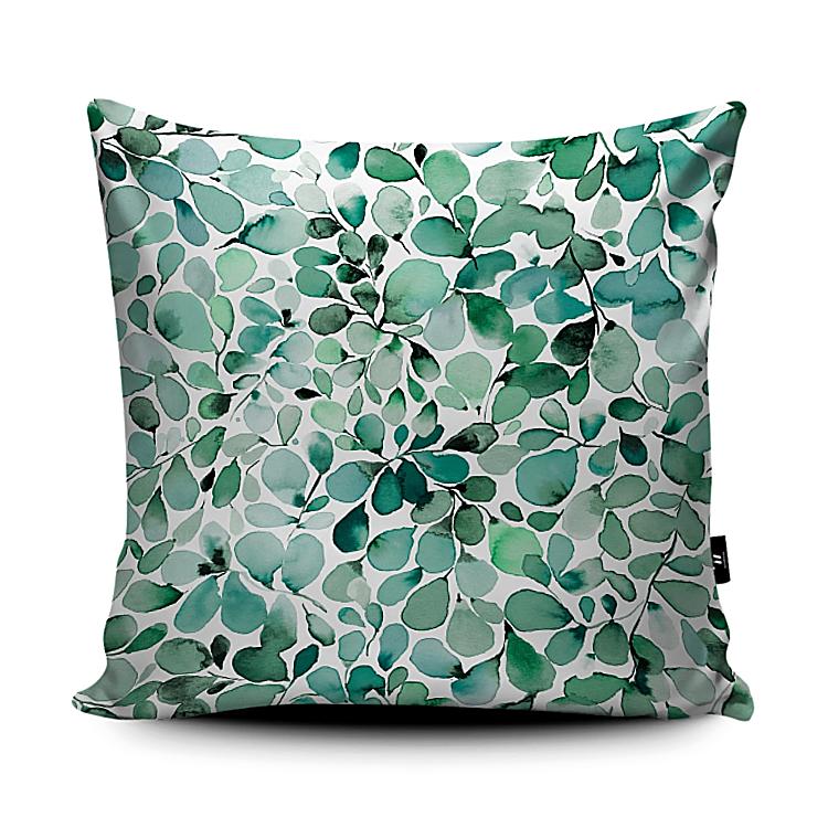 Eucalyptus Leafy Green Cushion - Ninola Design - Wraptious