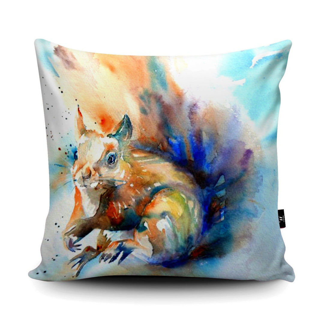 Formby Red Squirrel Cushion - Liz Chaderton - Wraptious