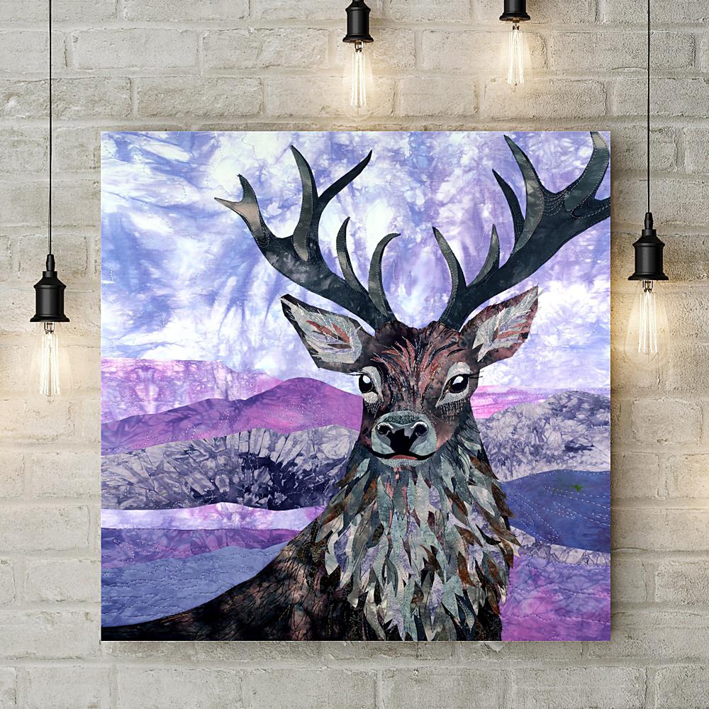 Heather Stag Deluxe Canvas - Kate Findlay - Wraptious