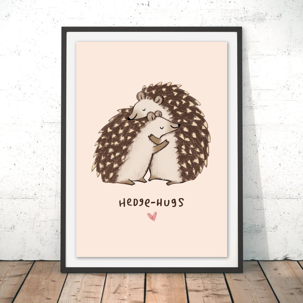Hedgehugs Original Print - Sophie Corrigan - Wraptious