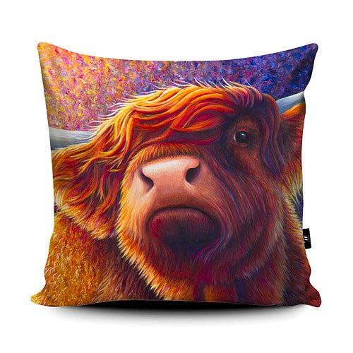 Highland Cow 1 Cushion - Rachel Froud - Wraptious