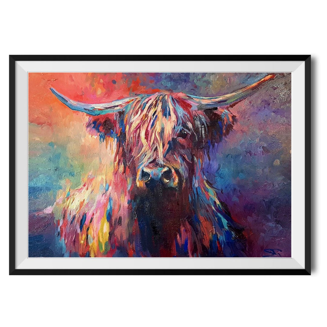 Highland Cow Original Print - Sue Gardner - Wraptious