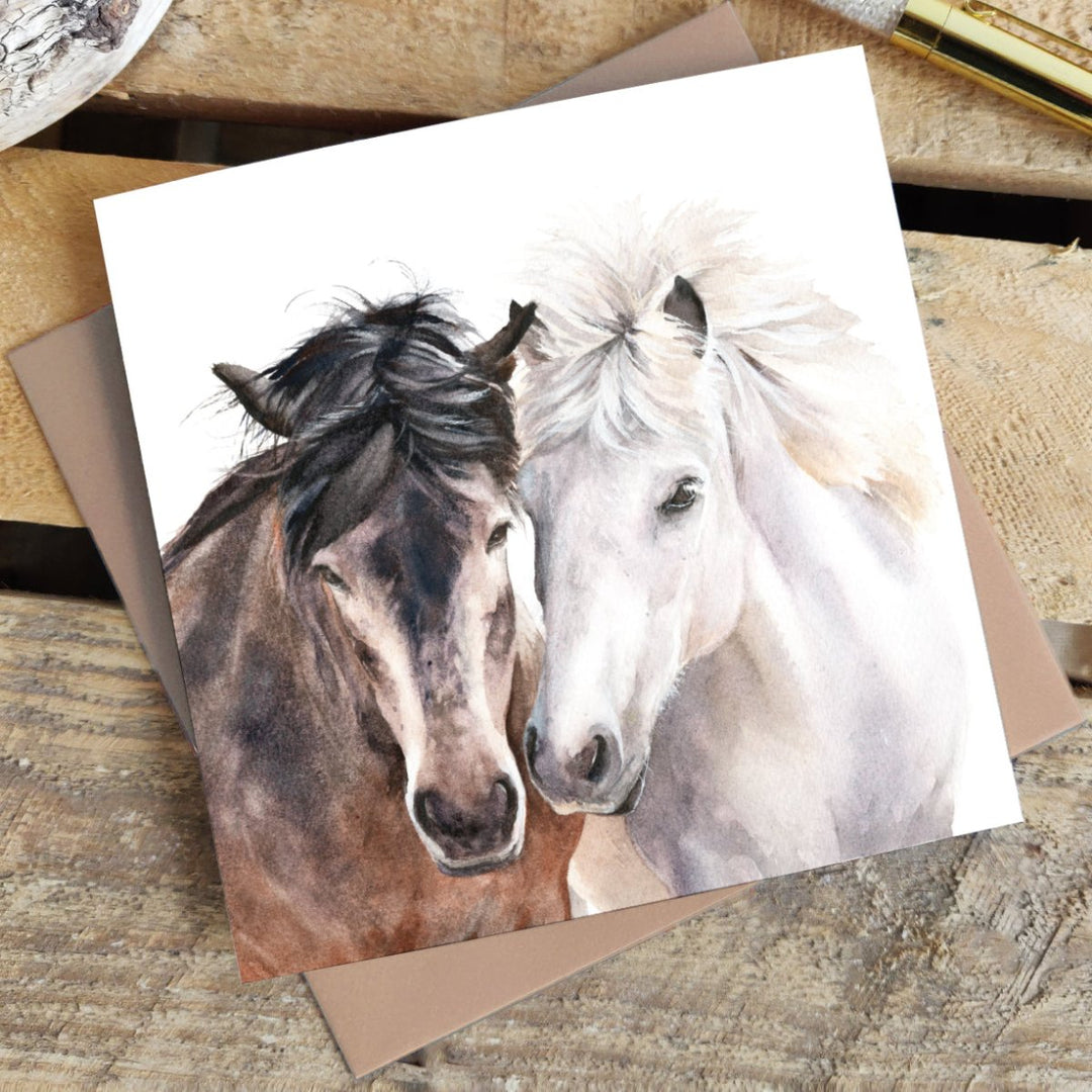 Horse Love Greetings Card - Marie Brown - Wraptious