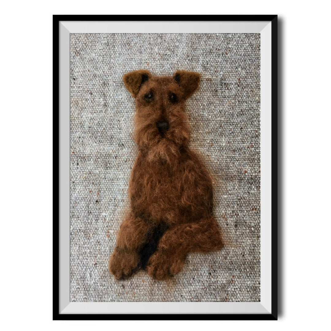Irish Terrier Original Print - Sharon Salt - Wraptious
