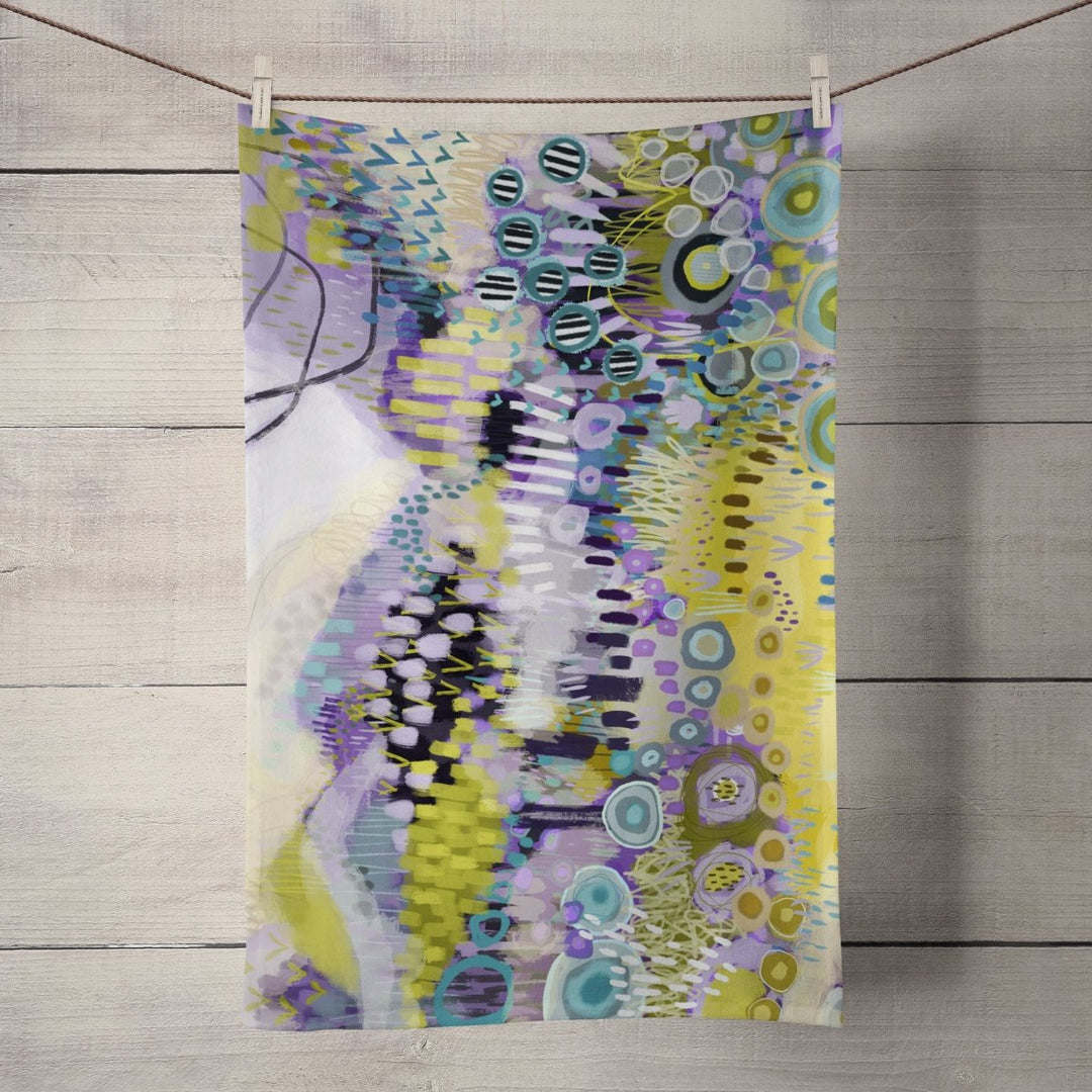 Lavender Valley Tea Towel - Nade Simmons - Wraptious