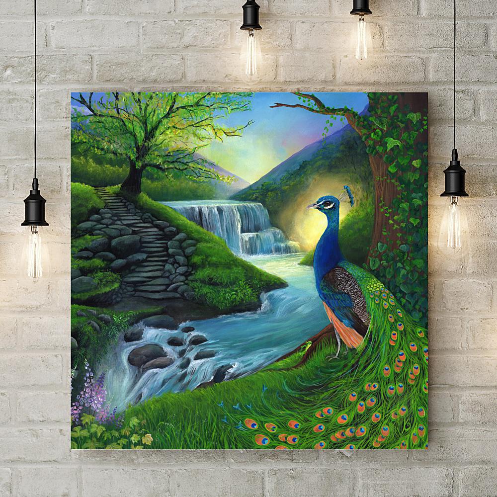 Let Me Take You There Deluxe Canvas - River Peacock - Wraptious