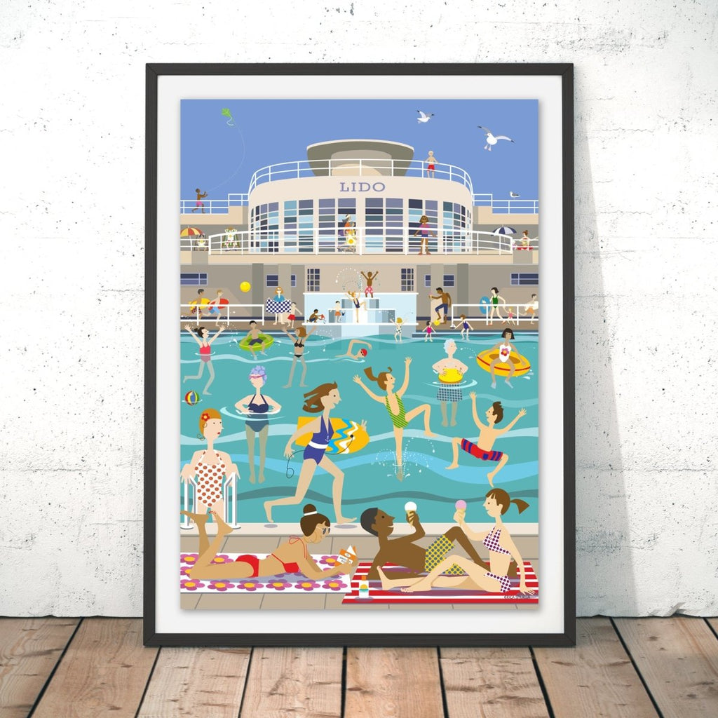 Lido Original Print - Erica Sturla - Wraptious
