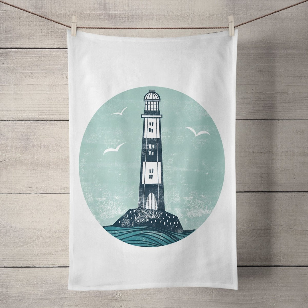 Lighthouse Tea Towel - Bells Scambler - Wraptious