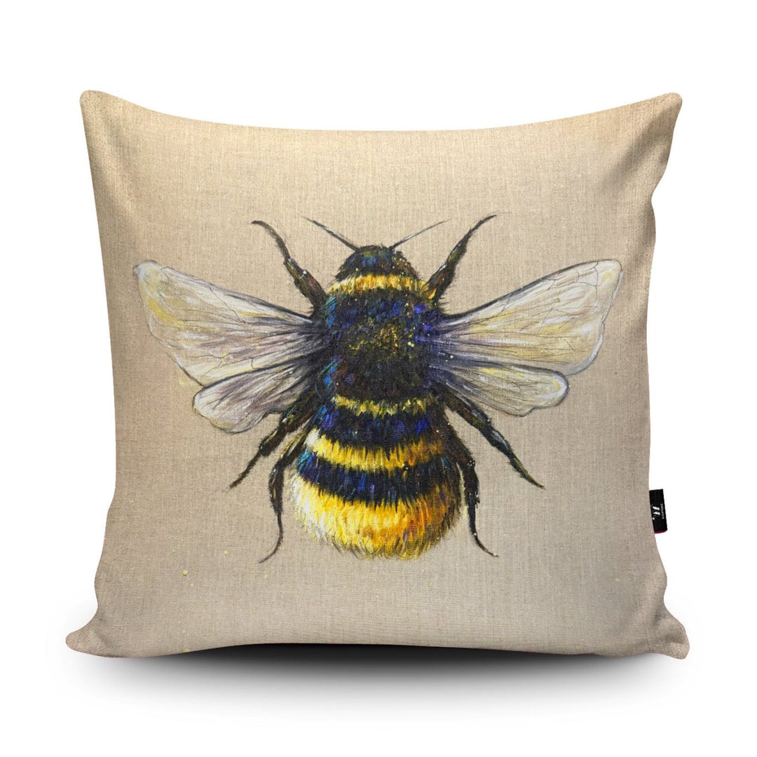 Linen Bee Cushion - Emma Haines - Wraptious