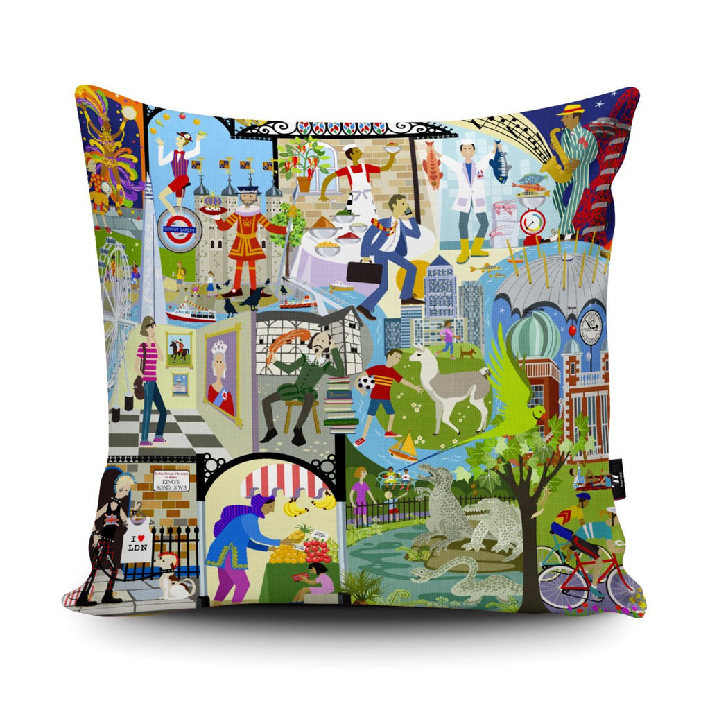 London Places & Spaces Cushion - Erica Sturla - Wraptious