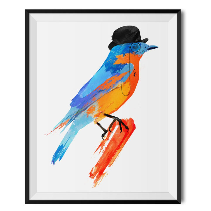 Lord Birdy Original Print - Robert Farkas - Wraptious