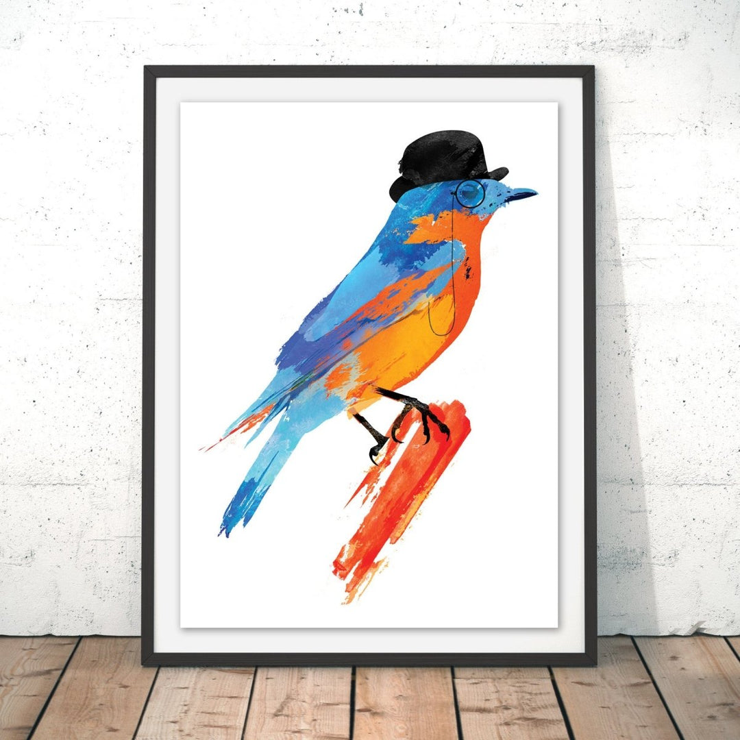 Lord Birdy Original Print - Robert Farkas - Wraptious