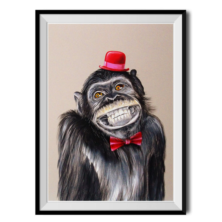 Monkey Business Original Print - Adam Barsby - Wraptious