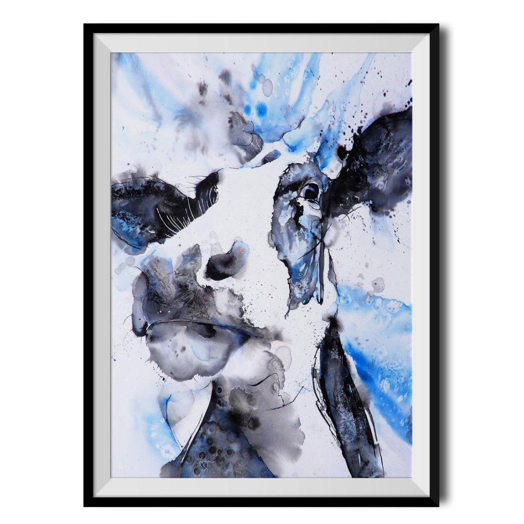 Moody Blues Original Print - Liz Chaderton - Wraptious