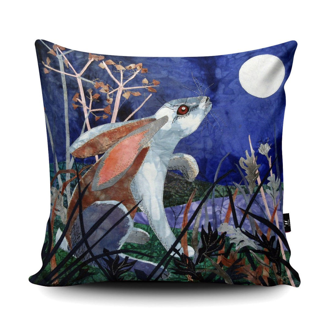 Moonlight Hare Cushion - Kate Findlay - Wraptious