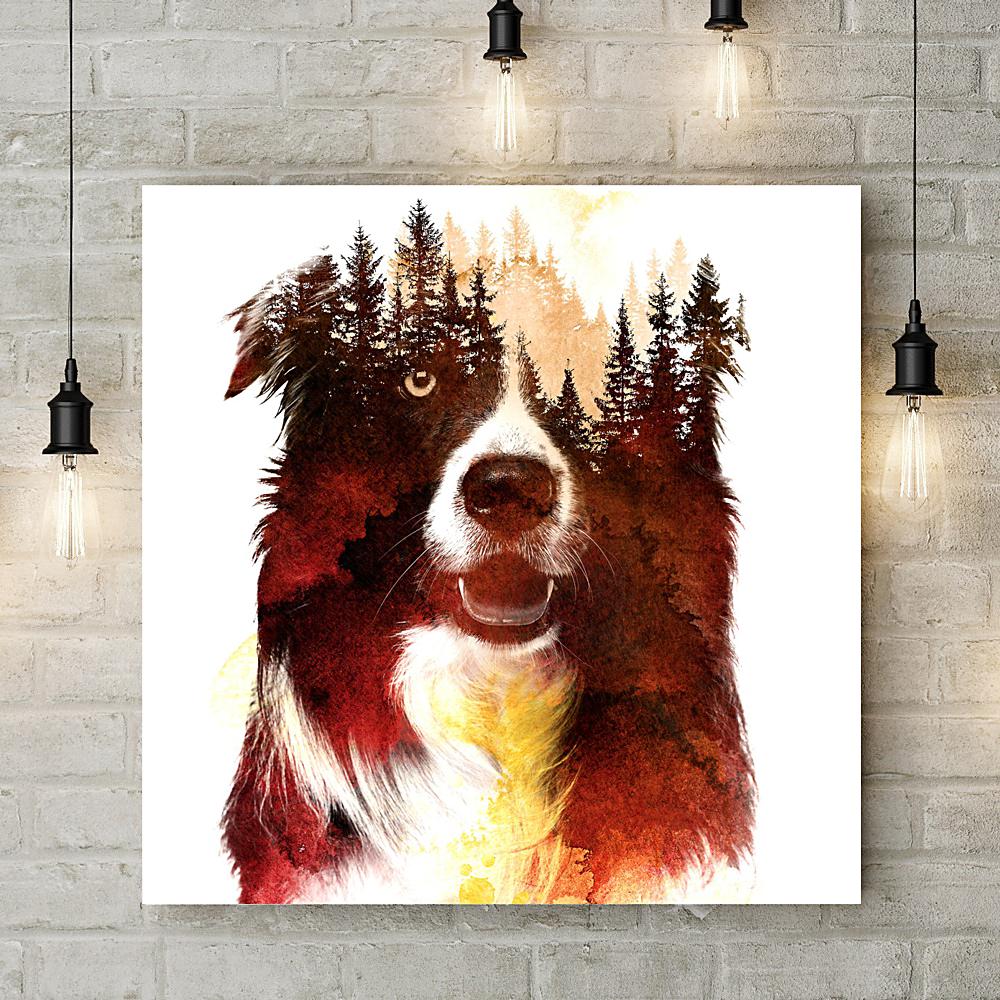 One Night in the Forest Deluxe Canvas - Robert Farkas - Wraptious