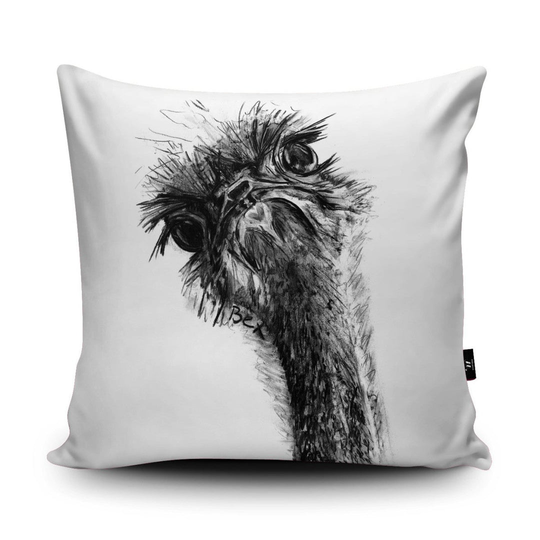 Ostrich Cushion - Bex Williams - Wraptious