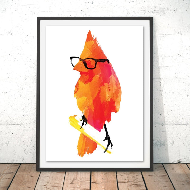 Punk Birdy Original Print - Robert Farkas - Wraptious