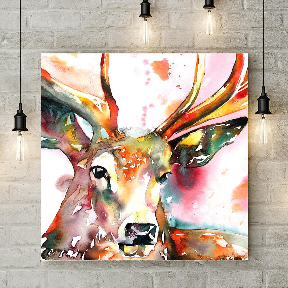 Red Stag Deluxe Canvas - Liz Chaderton - Wraptious