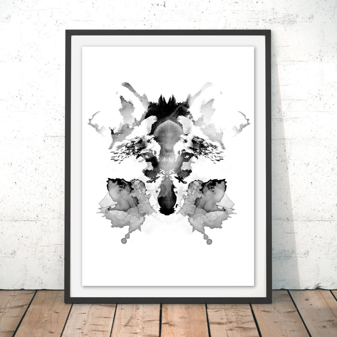 Rorschach Original Print - Robert Farkas - Wraptious