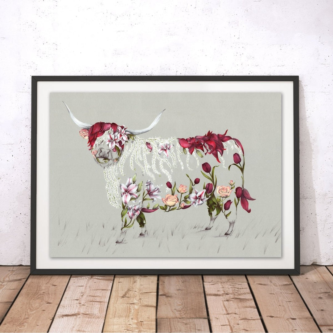 Rustic Bonnie Original Print - Kat Baxter - Wraptious