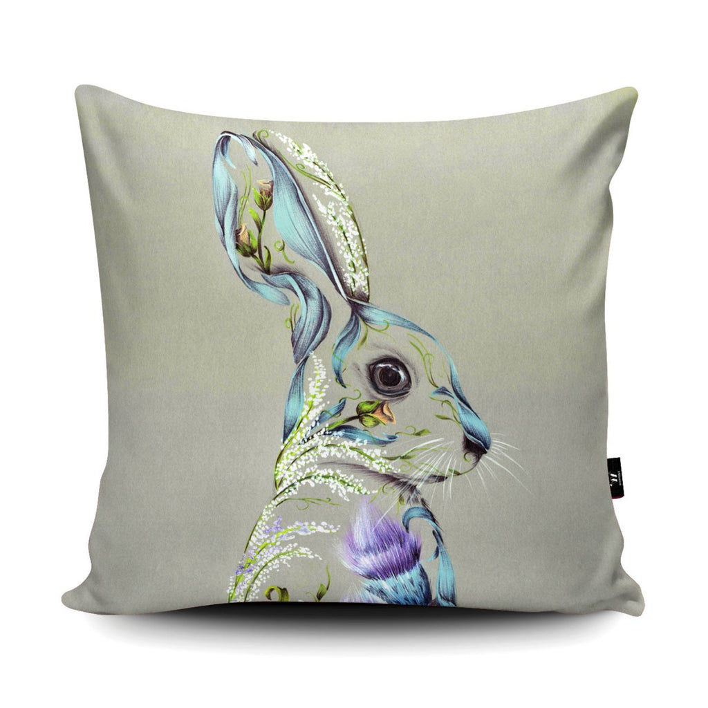 Rustic Hare Cushion - Kat Baxter - Wraptious