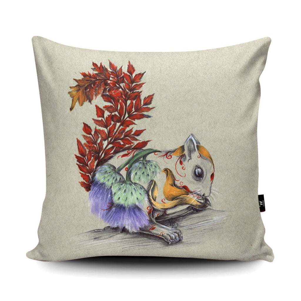 Rustic Squirrel Cushion - Kat Baxter - Wraptious