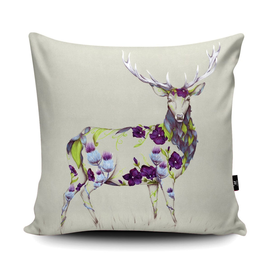 Rustic Stag Cushion - Kat Baxter - Wraptious