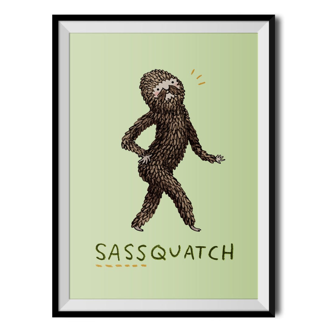 Sassquatch Original Print - Sophie Corrigan - Wraptious