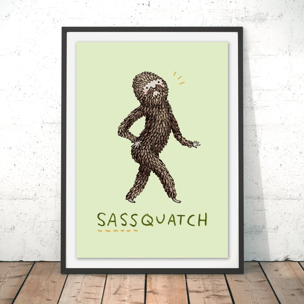Sassquatch Original Print - Sophie Corrigan - Wraptious