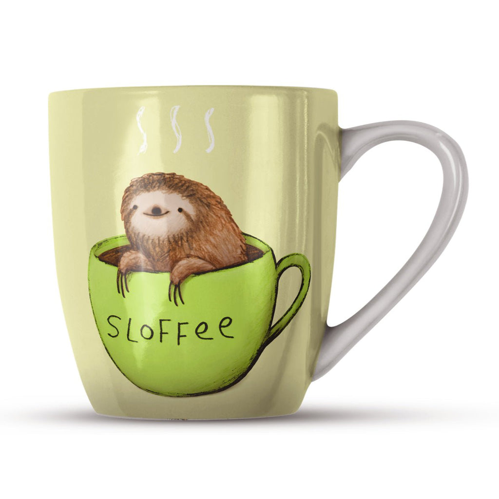 Sloffee Bone China Mug - Sophie Corrigan - Wraptious