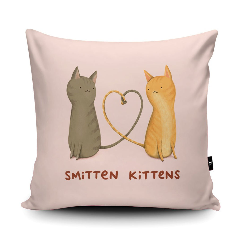 Smitten Kittens Cushion - Sophie Corrigan - Wraptious