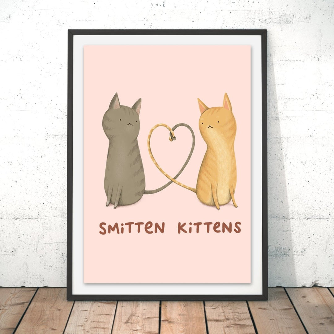 Smitten kittens Original Print - Sophie Corrigan - Wraptious