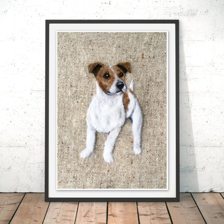 Smooth Haired Jack Russell Original Print - Sharon Salt - Wraptious