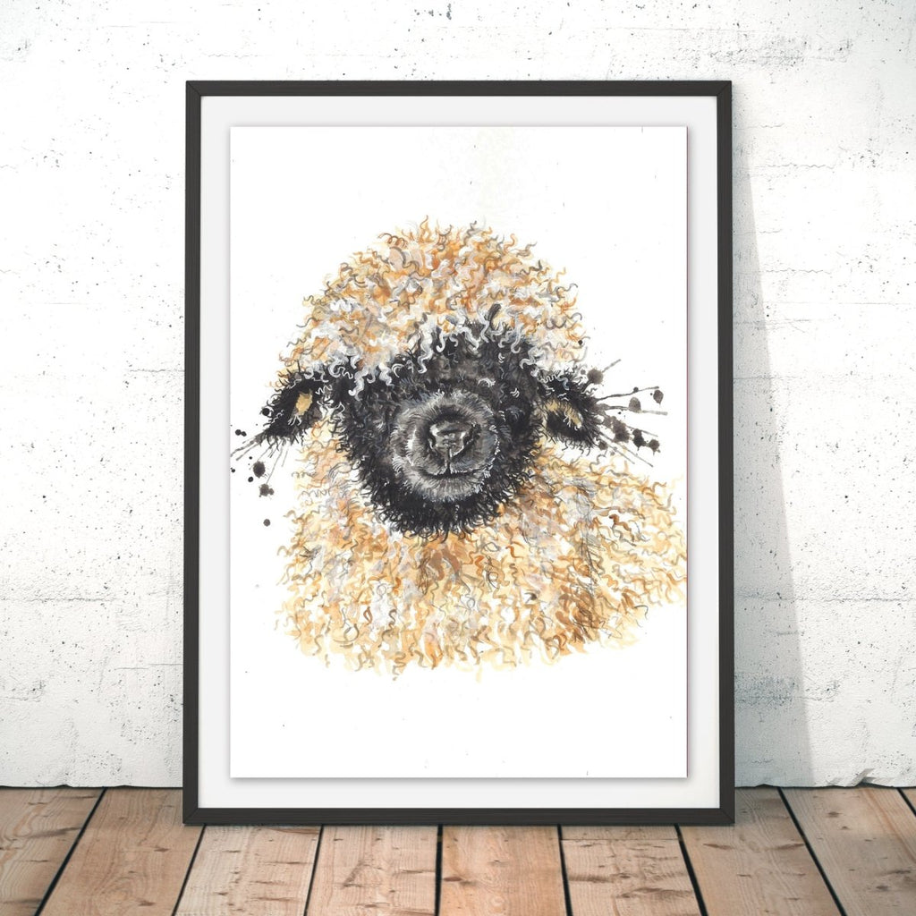 Splatter Betty Original Print - Katherine Williams - Wraptious