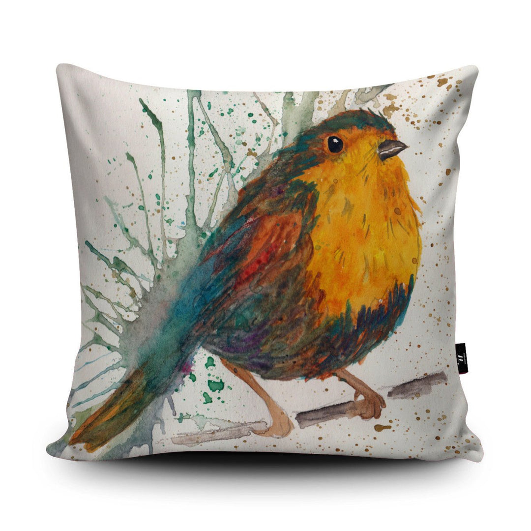 Splatter Bird Cushion - Katherine Williams - Wraptious