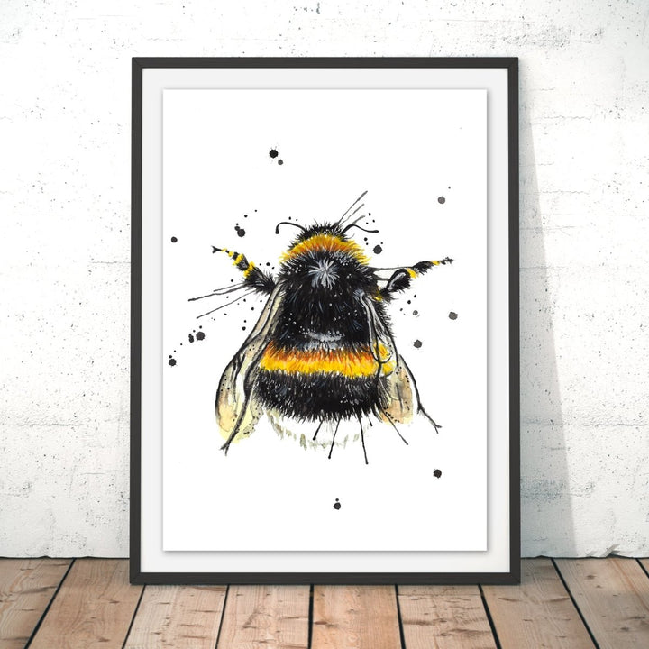 Splatter Bumble Original Print - Katherine Williams - Wraptious