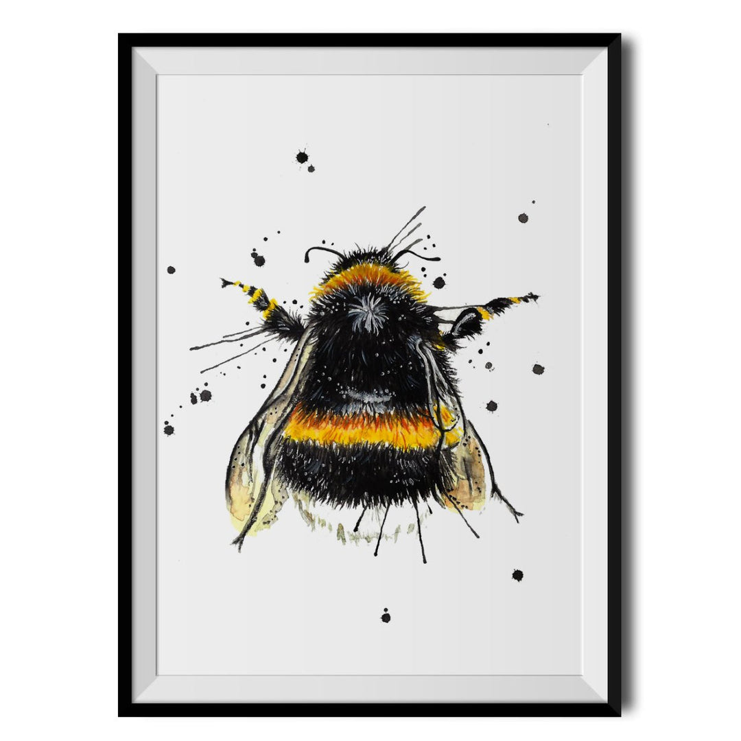 Splatter Bumble Original Print - Katherine Williams - Wraptious