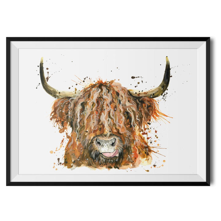 Splatter Cheeky Coo Original Print - Katherine Williams - Wraptious