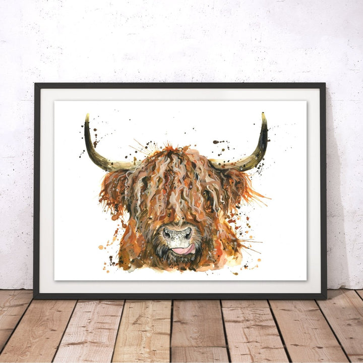 Splatter Cheeky Coo Original Print - Katherine Williams - Wraptious