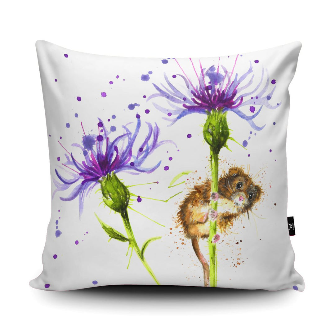 Splatter Cornflower Mouse Cushion - Katherine Williams - Wraptious