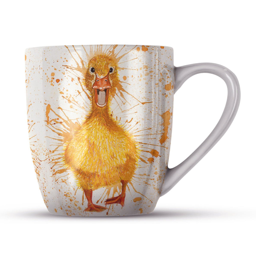 Splatter Duck Bone China Mug - Katherine Williams - Wraptious