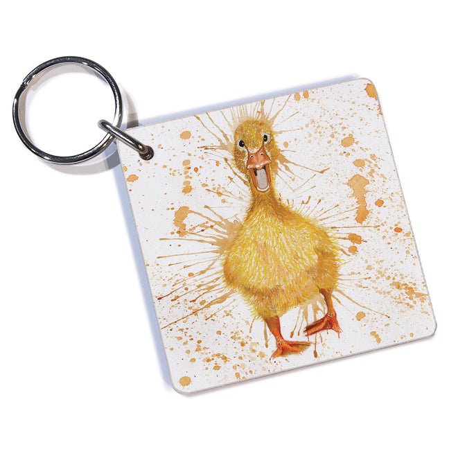 Splatter Duck Keyring - Katherine Williams - Wraptious