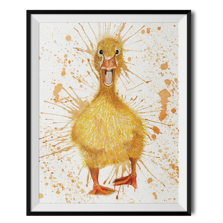 Splatter Duck Original Print - Katherine Williams - Wraptious